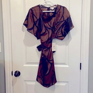 Zara 100% silk dress